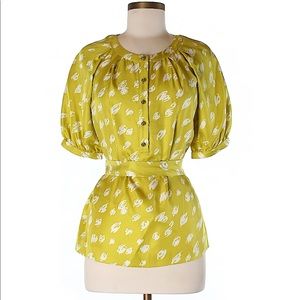 Kate Spade New York 3/4 Sleeve Silk Top